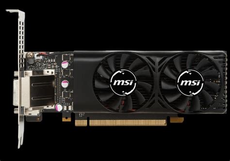 Msi Nvidia Geforce Gtx 1050 Ti 4gt Lp Graphic Card Gddr5 128bit Dx12