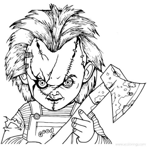 Chucky Coloring Pages Printable