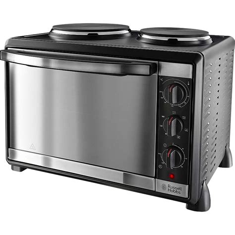 Russell Hobbs 22780 1600w 30l Mini Oven With 2 Hotplate Burners In