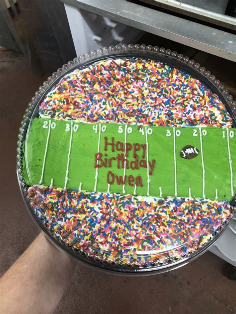 Football Fanatic Cookie Cake Cookie Cake Designs Giant Cookie Cake