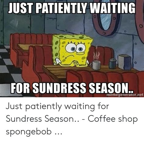 Patiently Waiting Meme Spongebob