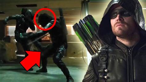 Cw Arrow Green Arrow Vs Prometheus Fight Scene Breakdown Youtube