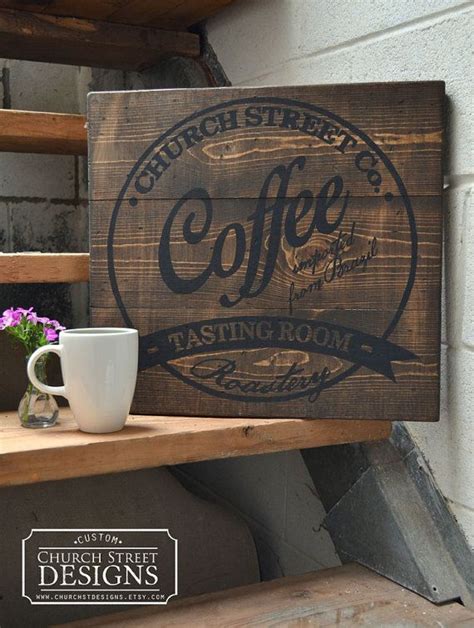 Personalized Coffee Shop Sign Coffee Bar Sign Coffee Shop Business Sign