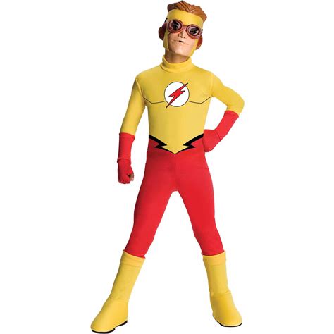 Video Flash Dick To Dress Up For Halloween - Young Justice Kid Flash Child Halloween Costume - Walmart.com - Walmart.com