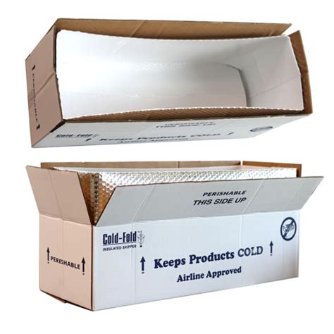 Custom Made Standard Corrugated Kraft Paper Packaging Fish Delivery