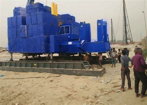 Vy60a Blue Hydraulic Static Pile Driver Pile Foundation Machine With