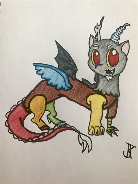 Discord As A Younger Draconequus So Cute Made By Kj Little Pony