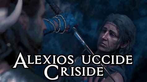 Assassin S Creed Odyssey Lore Alexios Uccide Criside Youtube