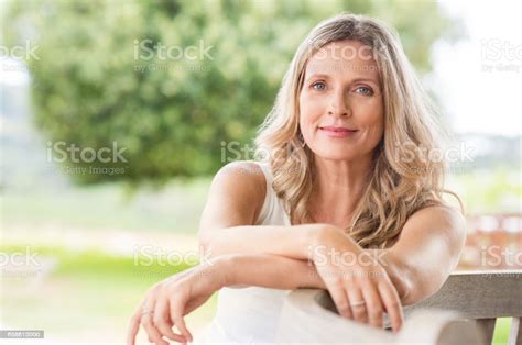Senior Woman Relaxing Stock Photo Download Image Now