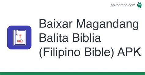 Magandang Balita Biblia Filipino Bible Apk Android App Baixar Gr Tis