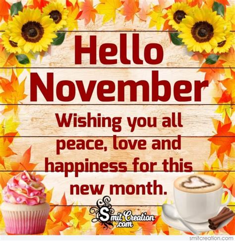 82 Happy November Images And Quotes Larissa Lj