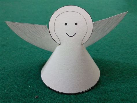 The Most Basic Paper Angel Paper Angel Christmas Angels Christmas