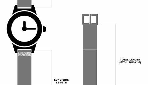 watch band size chart