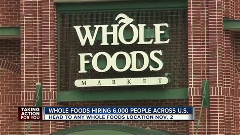 Whole Foods hiring 6,000 new team members nationwide - YouTube