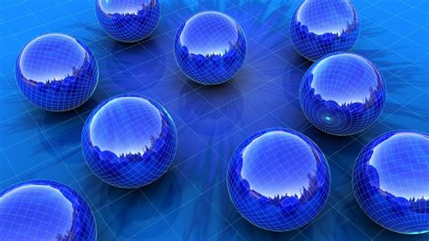 3d View Abstract Cgi Balls Grid Burst Spheres 3d Renders 3d