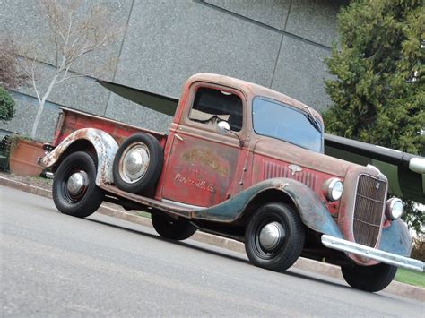 Purchase Used 1935 35 Ford Pickup Shop Truck Hot Rod Rat All Steel V8