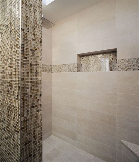 Great Tiled Shower Niche Bathroom Mosaic Tile Ideas Tile Shower Shelf