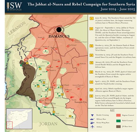The Jabhat Al Nusra And Rebel Campaign For Southern Syria June 2014