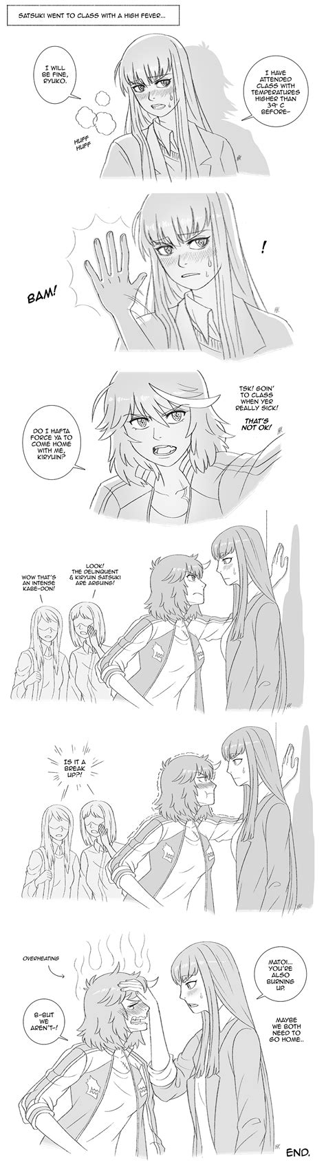 dynasty reader image › herokick kill la kill ryuko x satsuki incest comic indie yuri