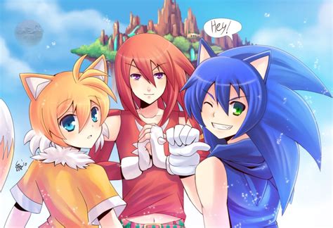 Team Sonic Anime Style Sonic Fan Characters Sonic Anime