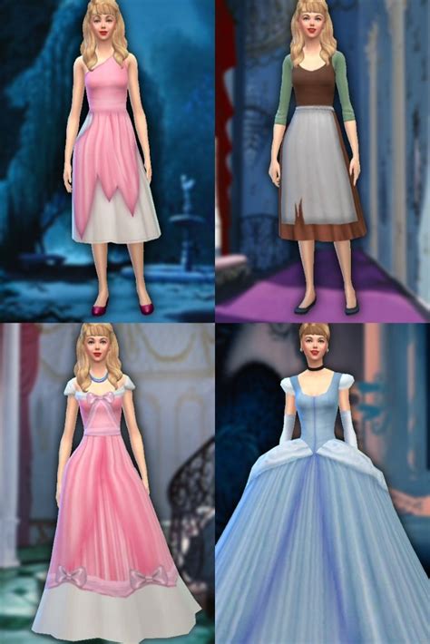 Sims 4 Mods Clothes Sims 4 Clothing Sims Mods Cinderella Outfit