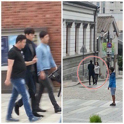 Kim woo bin was seen being accompanied to the hospital with girlfriend shin min ah for his cancer treatments. Kim Woo Bin and Shin Min Ah spotted filming a CF together