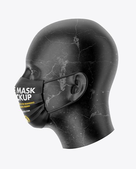 Download Face Mask Mockup
