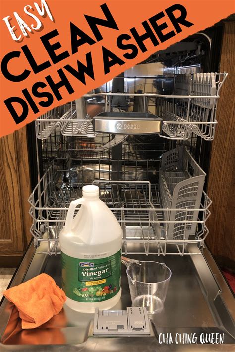 How To Clean Your Dishwasher With Vinegar Or Cleaning Tablet Cleaning