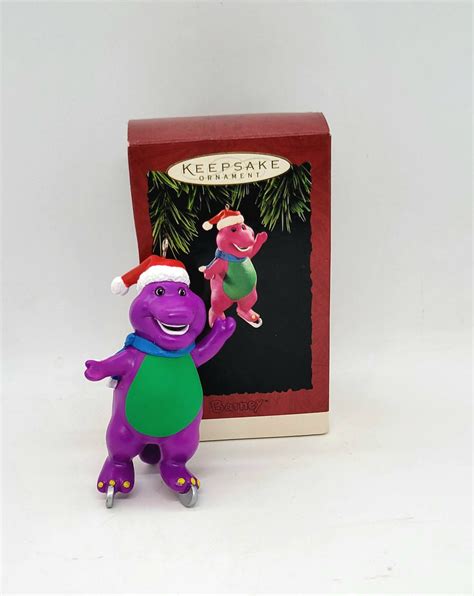 Hallmark Ornament 1994 Barney Figure Skating