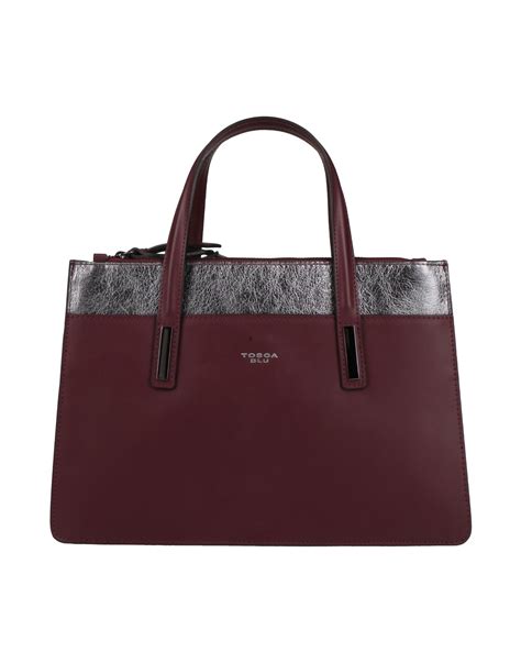 Tosca Blu Handbags In Maroon Modesens