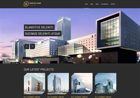 Modern Architecture Free Responsive Website Template