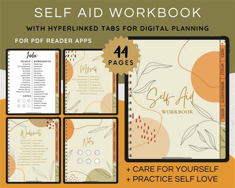 Ultimate Self Love Workbook Self Care Kit For Mental Health Etsy