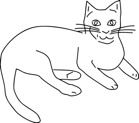 Free Clipart Of A Black And White Cat White Cat Png Clip Art Free