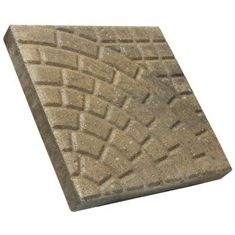 Concrete patio brick pavers replaces old interior designs. 16 x 16 Cobblestone Patio Block at Menards®