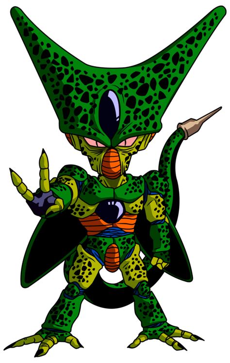 This form makes its debut on dragon ball z episode 152 (137 in the edited version), say goodbye, 17, which premiered on august 12, 1992. imperfect cell chibi by maffo1989 on DeviantArt | Chibi ...