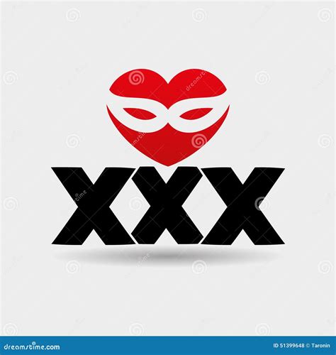 Vector Sign Xxx Stock Vector Illustration Of Erotica