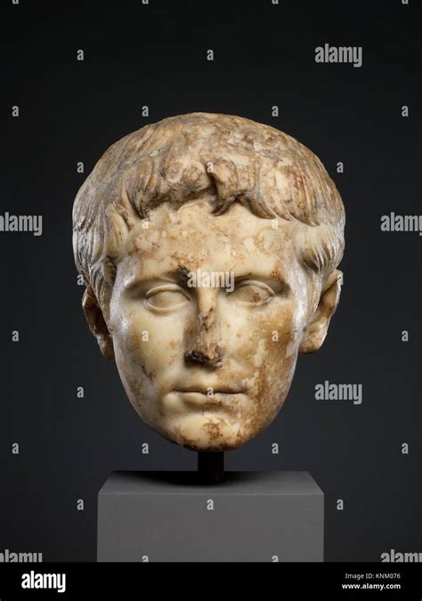 Marble Portrait Of The Emperor Augustus Period Early Imperial Julio