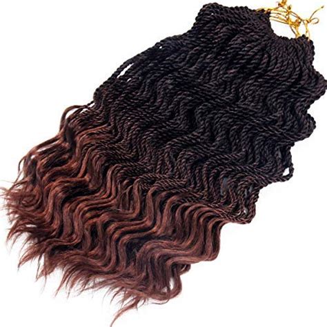 Buy Wavy Senegalese Twist Crochet Braids 6packslot 14inch 35strands
