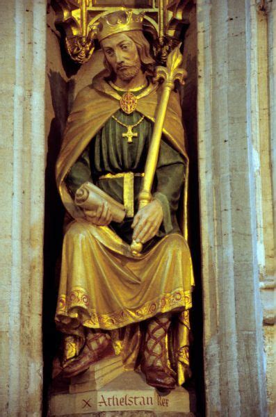 Fifteenth Century Carved Figure Of King Athelstan Ripon Cathedral