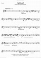 Alexandra Burke: Hallelujah sheet music for clarinet solo (PDF)