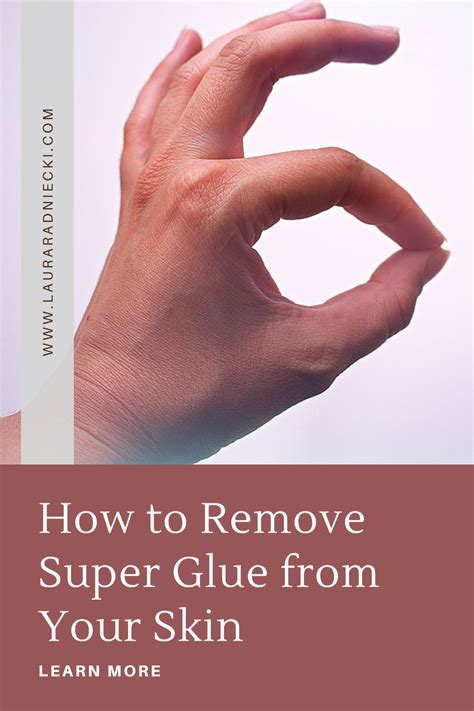 How To Get Super Glue Off Your Skin Fingers And Hands