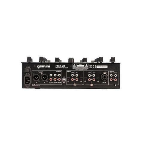Gemini Pmx 20 4 Channel Dj Mixer And Midi Controller