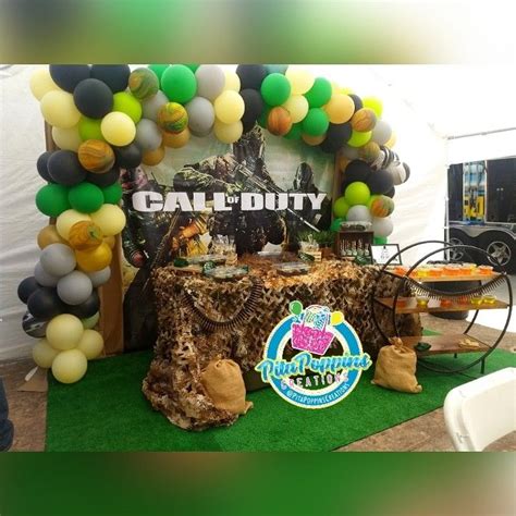 Call Of Duty Gamer Party Call Of Duty Birthday Party Decorations