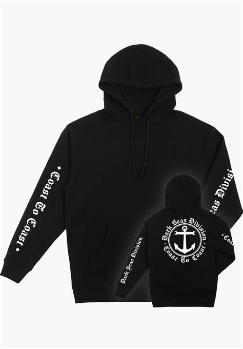 Traditional Dark Seas Hoodie In Black Für Herren Titus