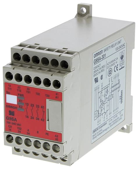 G9sa301ac Dc24 Omron Industrial Automation Safety Relay 24 V 3pst No