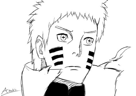 Hokage Naruto Sketch By Epicanubisxd On Deviantart