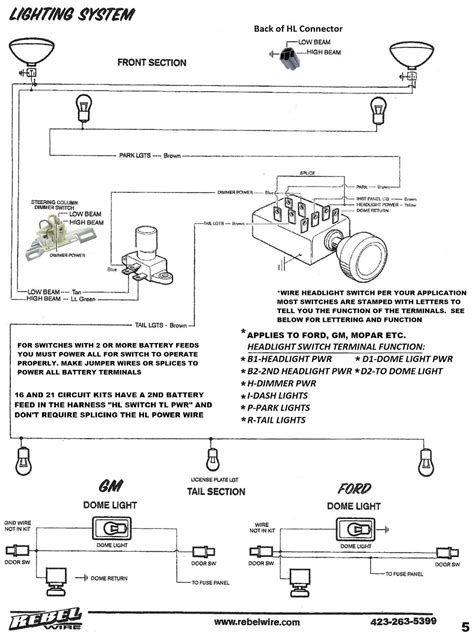 Universal Headlight Switch Wiring Diagram Idea Ezgiresortotel