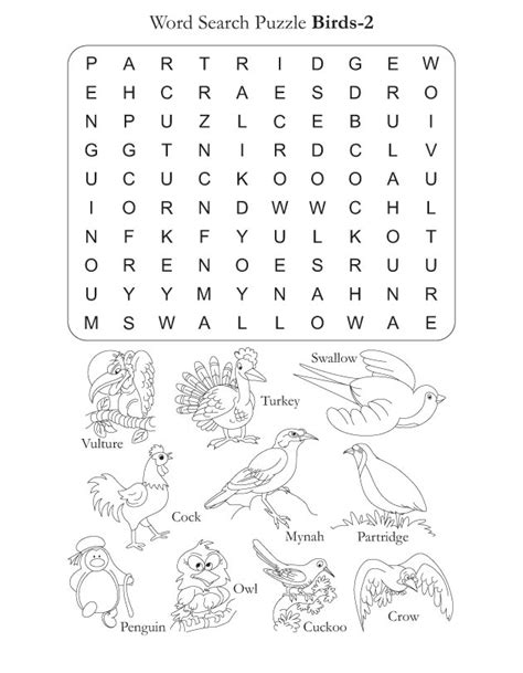 Word Search Puzzle Birds 2 Download Free Word Search Puzzle Birds 2