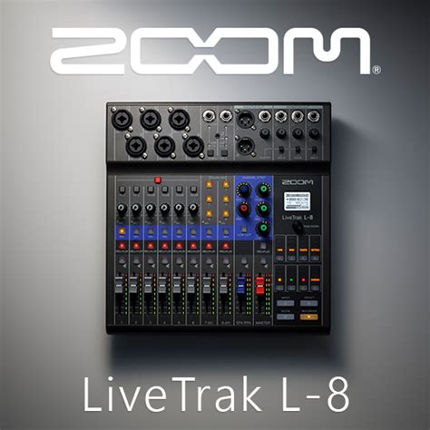 Zoom Livetrak L 8 Portable 8 Channel Digital Mixer And Zl8 Bandh