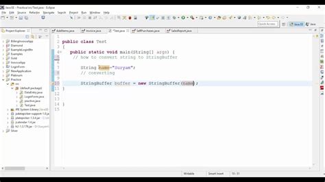 In general, there are two common methods to convert string to numbers in c++. How to Convert String to StringBuffer in Java - YouTube